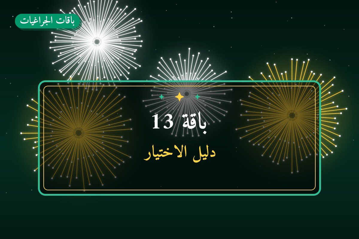 دليل باقة 13: كل ما تحتاج معرفته قبل الطلب