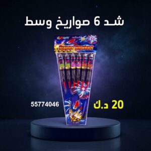 شد 6 صواريخ وسط عروض اليوم الوطني